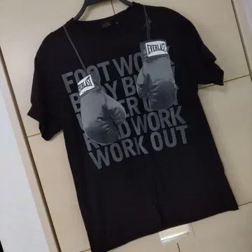 SALE EVERLAST 복싱 그로브 티셔츠 블랙 L 사이즈 익명 배송