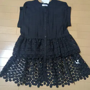 튜닉 레이스 블랙