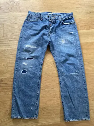 브루나보인 패칭 데님 2호 사이즈 2