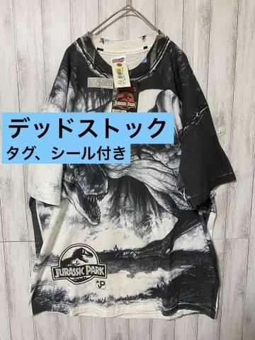 90s Jurassic Park 쥬라기 공원 USA제 hanes