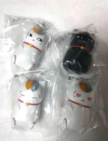 나츠메 우인장 미니 피규어 냥코 선생님과 블랙 냥코