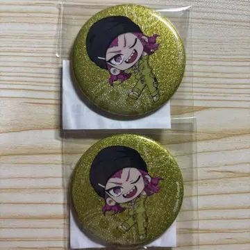 단론 단간론파 좌우다 와이치 그리터 캔뱃지 2개 세트