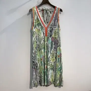 MARC CAIN 마크 케인 보태니컬 무늬 튜닉 사이즈 N2