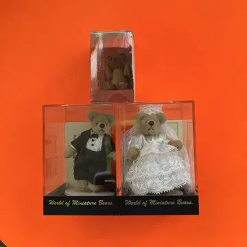 World of Miniature Bears 테디베어 3개 세트
