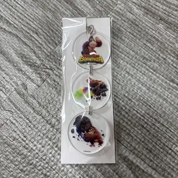 돈키콩 바나나자 북오프 예약 특전 3줄 키링 미개봉 새상품