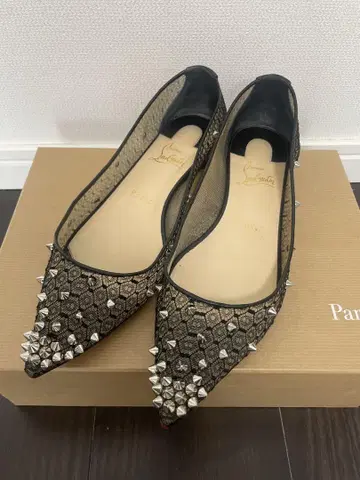 Christian Louboutin 블랙 플랫슈즈