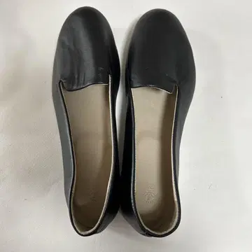펌프스 천연 가죽 로우힐 에마 일본제 24cm 블랙