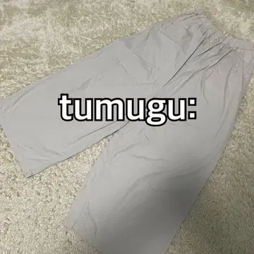 tumugu:  린넨 코튼 와이드 팬츠