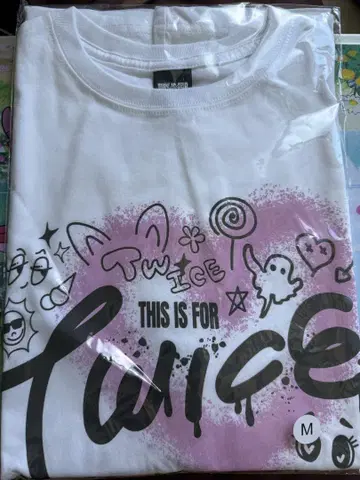 TWICE THIS IS FOR T셔츠 화이트 M 사이즈