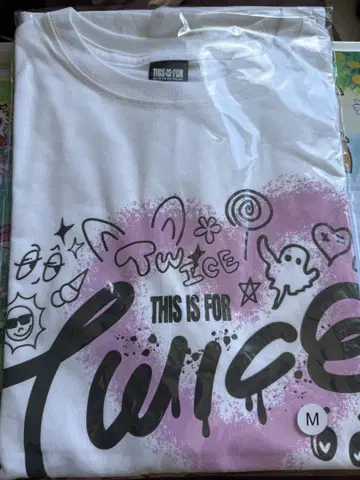 TWICE THIS IS FOR 티셔츠 화이트 M 사이즈