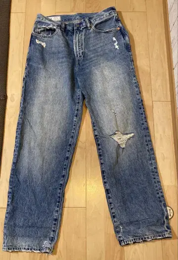 GAP 워시웰 배기 데님 청바지 28W30L