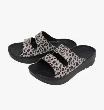 TELIC W-STRAP 테릭 레오파드 28cm 리커버리 샌들