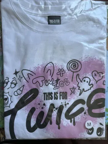TWICE THIS IS FOR 티셔츠 화이트 M 사이즈