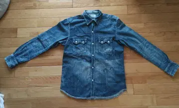 올드조 데님 웨스턴 셔츠
