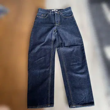 MOUSSY 다크 블루 스트레이트 데님 사이즈 24