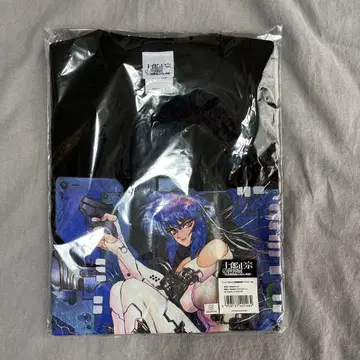 시로 마사무네의 세계전 티셔츠 공각기동대 블랙 2XL