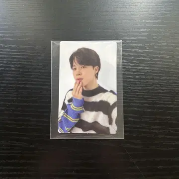 BTS 더블 회원 한정판 혜택 트레이딩 카드 지민