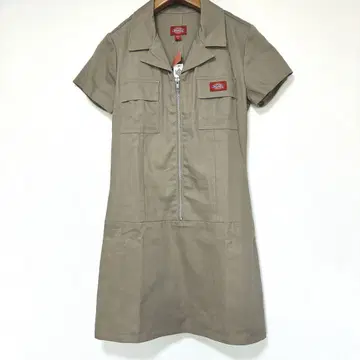 Dickies Girl 집업 원피스 (카키) 택 포함 미사용 새상품