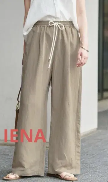 새상품 IENA 린넨 레이온 이지 팬츠