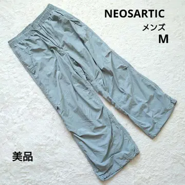 새상품급 NEOSARTIC 라이트 그레이 카고 나일론 팬츠 남성용 M