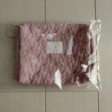 리락쿠마 코리락쿠마 플랫 파우치 핑크