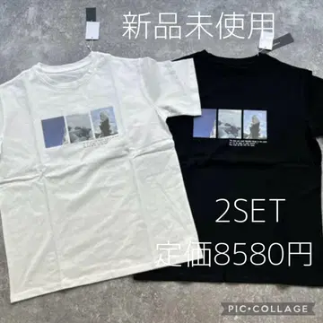 [ 2set ] Lumier 뤼미에 새상품 콜라주 포토 티셔츠 2매 세트
