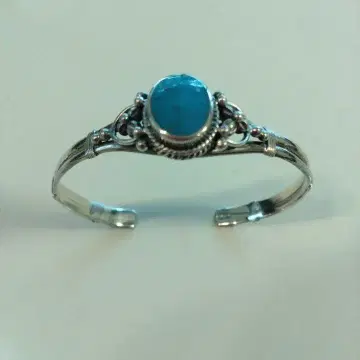 #13 터콰이즈 실버 뱅글