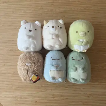스밋코구라시 봉제 인형 6세트