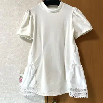 셀포드 레이스 헴 티어드 컷 상의