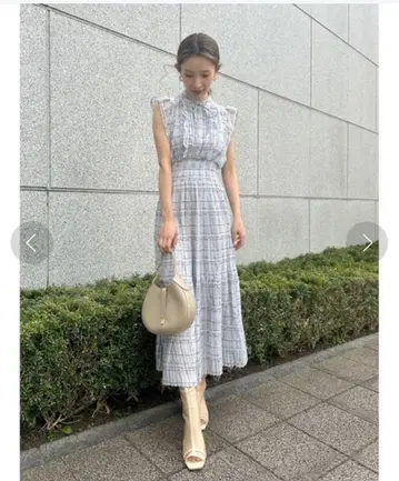스나이델 지속가능성 쉬폰 원피스
