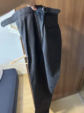 GTA IL PANTALONE 다크 그레이 슬랙스