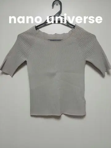 nano universe Lusso vita 반팔 니트