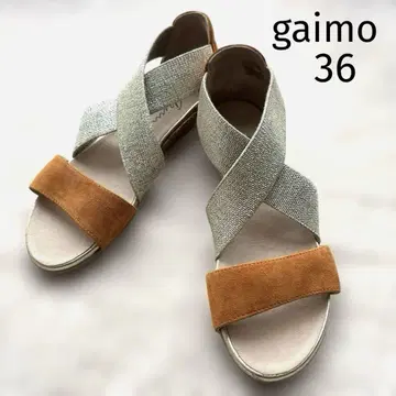 가이모 gaimo 스페인산 스웨이드 샌들 36 23.0cm