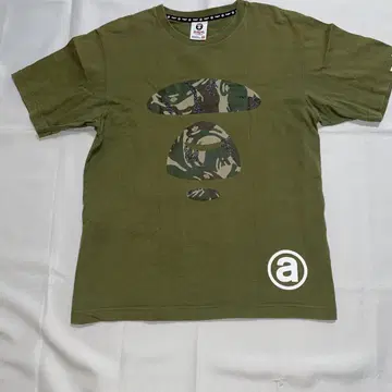 남성용 Aape 카모플라쥬 패턴 티셔츠 M 사이즈