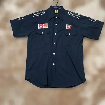 Ferrari vodafone 반팔 셔츠 XL 블랙