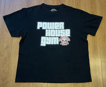 POWER HOUSE GYM 블랙 티셔츠 XL