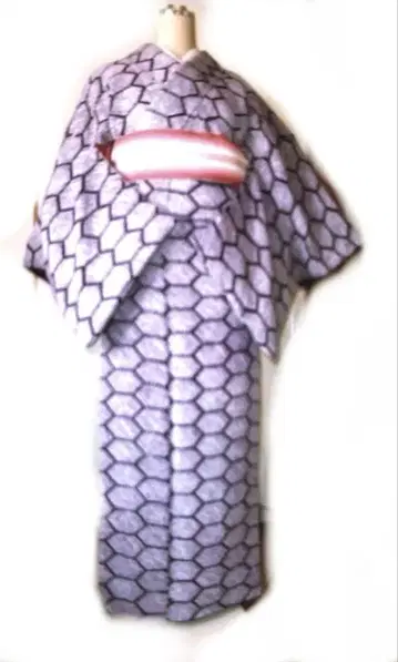 코몬 기장 152cm 전체 짜기 기모노 재단 완료