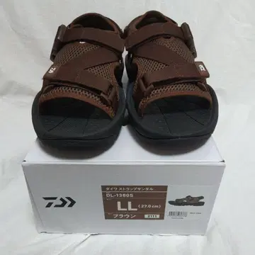 다이와 스트랩 샌들 DL - 1380 S 브라운 LL [미사용 새상품]