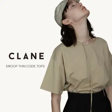 클라네 CLANE DROOP THIN CODE TOPS