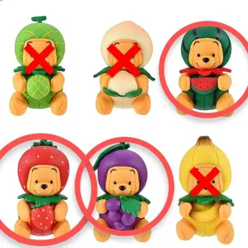 곰돌이 푸 후르츠 코스튬 피규어