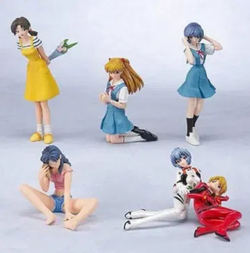 HGIF 에반게리온 사다모토 요시유키 컬렉션 전 6종 캡슐 토이 피규어