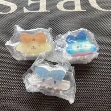 산리오 헤어 클립 컬렉션 3세트 가챠