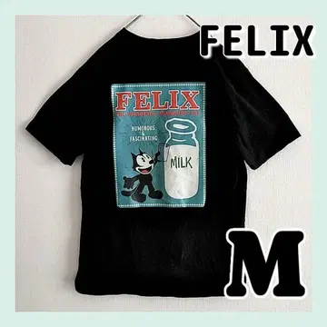 FELIX 펠릭스 그래픽 반팔 티셔츠 블랙 M
