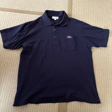 LACOSTE 네이비 피케 셔츠