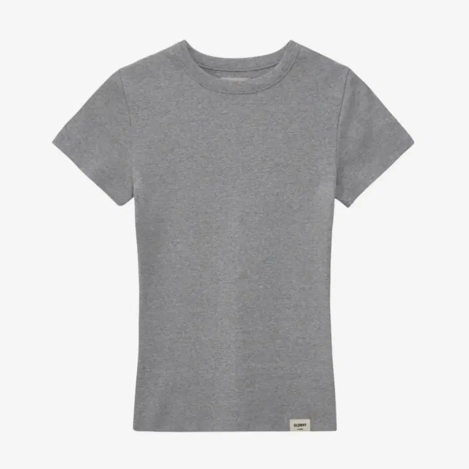 GLOWNY | 글로니 Glowny SLEEK SLIT TEE, PICOT FRILL MINI sk