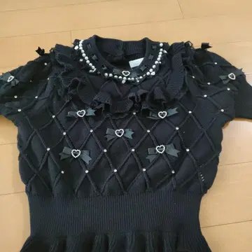 lizlisa 메니 비쥬 리본 다이아 니트