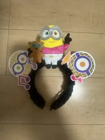 미니언 귀 머리띠