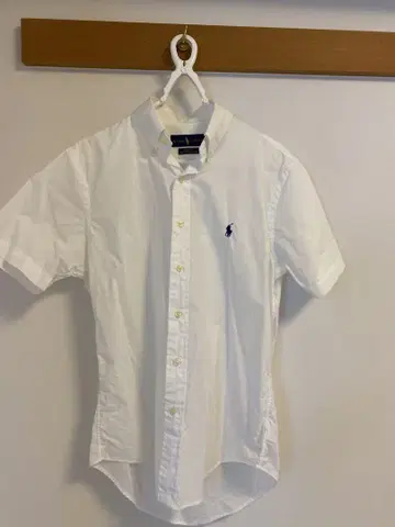 Ralph Lauren 반팔 셔츠 XS 화이트