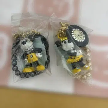 미키마우스 미니 마우스 스트랩 2세트