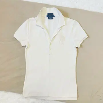 [레어] 랄프 로렌 비즈 빅 포니 셔츠 화이트 원포인트